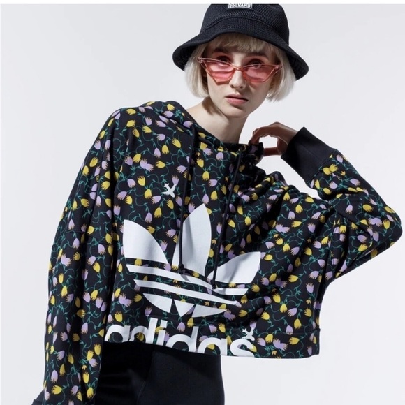 adidas Originals Tops - NWOT Adidas Tulip Cropped Hoodie, Size Small